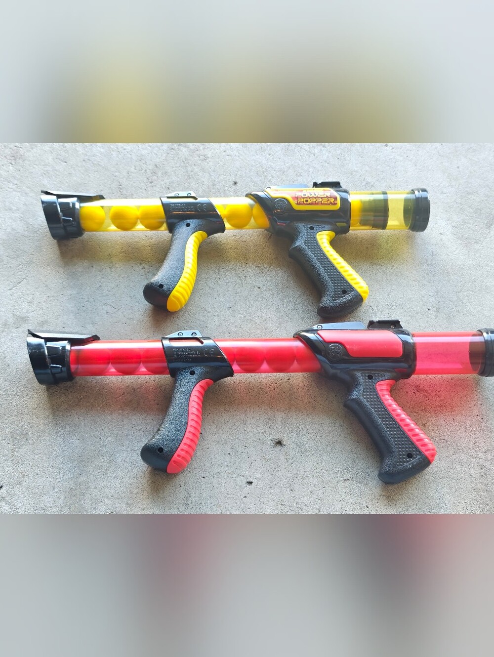 Hog Wild Atomic Power Poppers 12X rapid-fire pump-action foam ball blasters